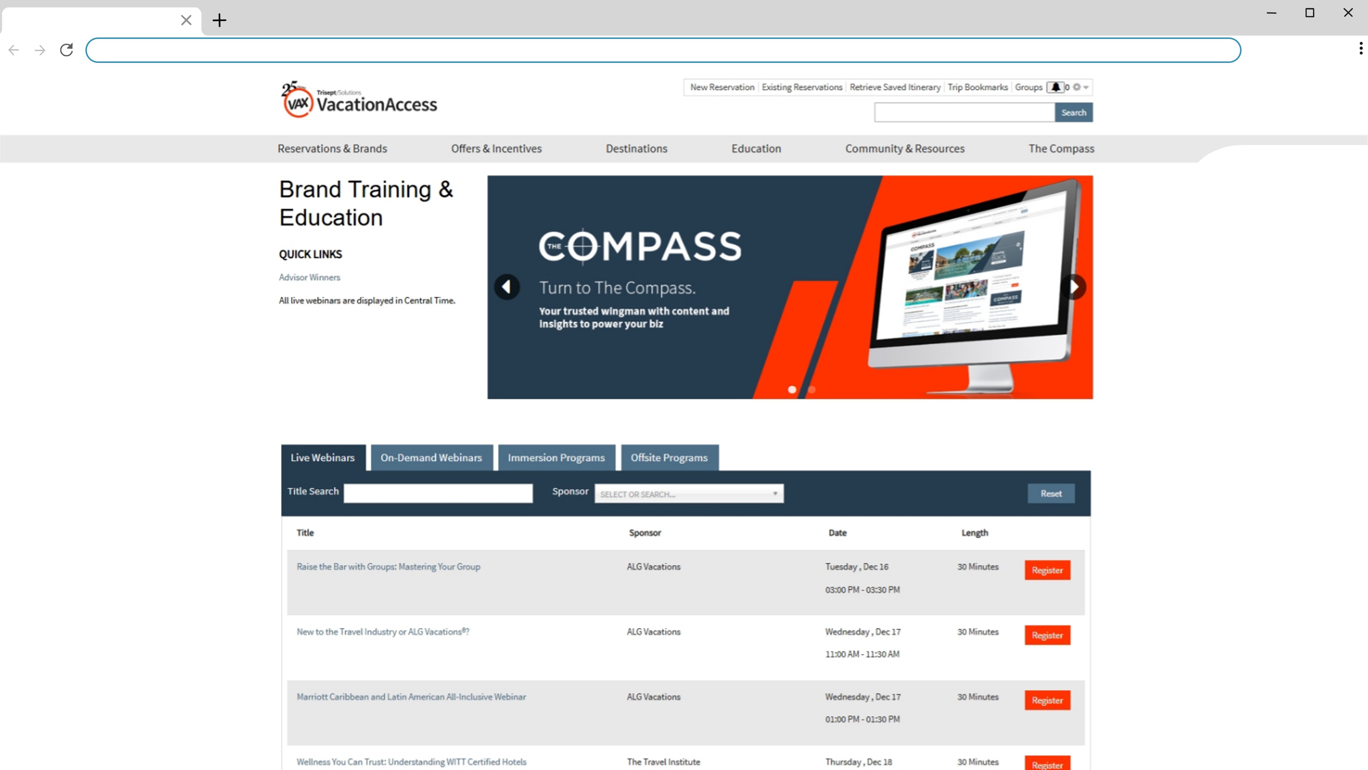 VAX Brand Training & Education Page