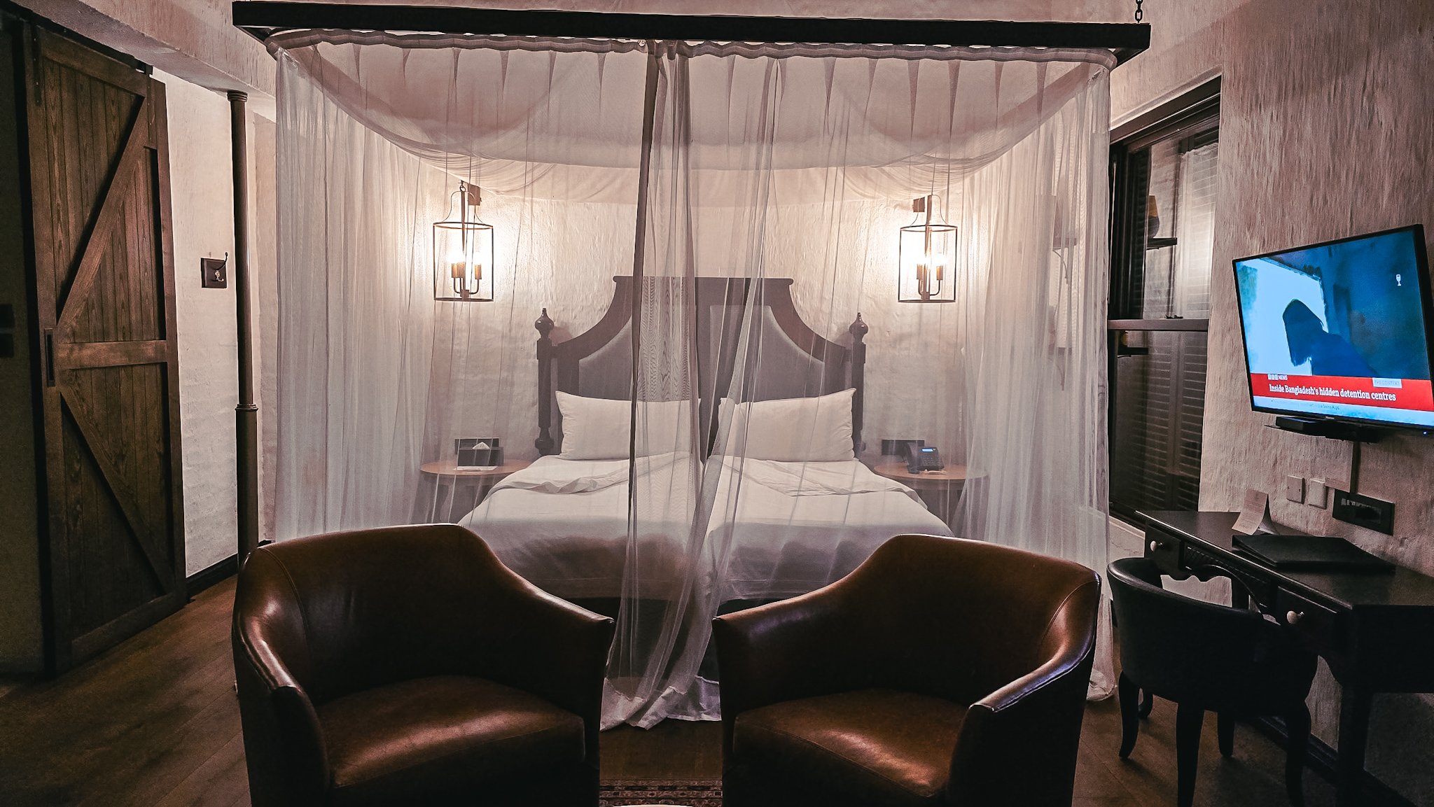A room at Mbano Manor Hotel