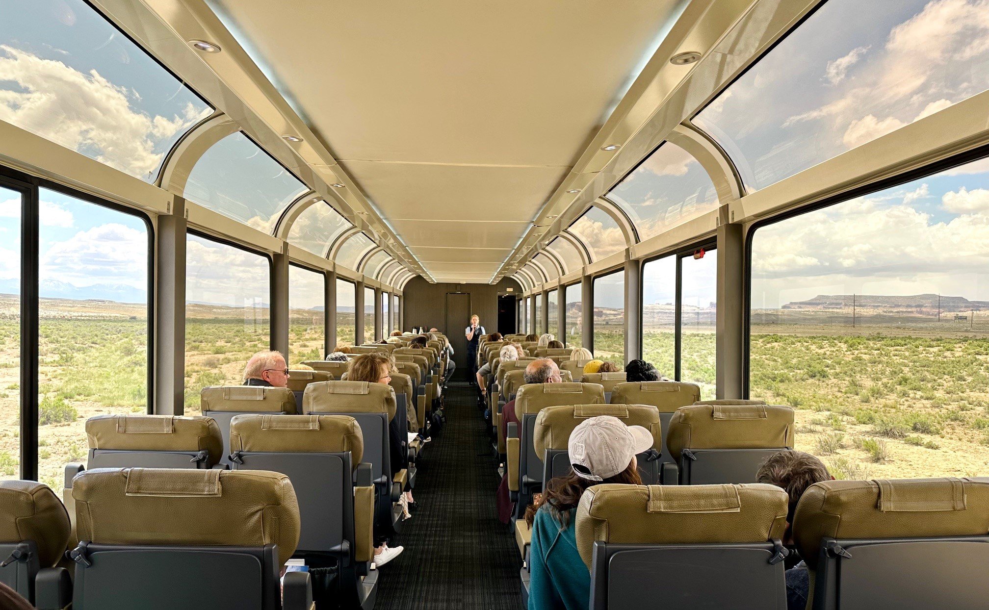 inside of a train