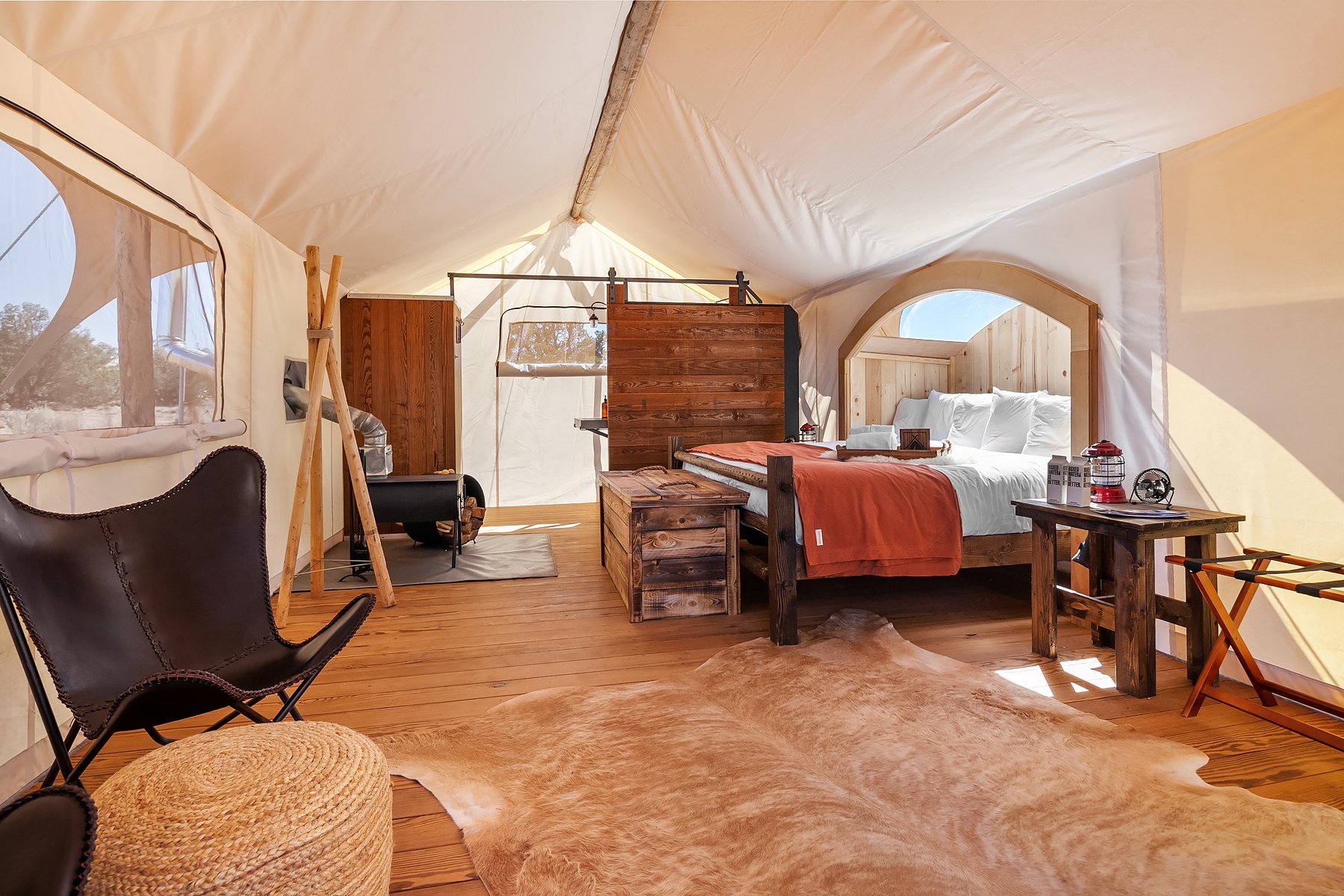 Under Canvas accomodation