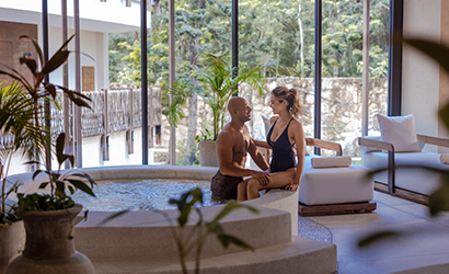 Couple at the Spa