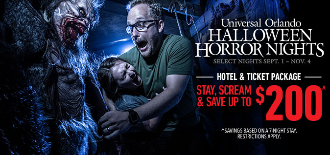 Halloween Horror Nights Hotel & Ticket Package  VAX VacationAccess