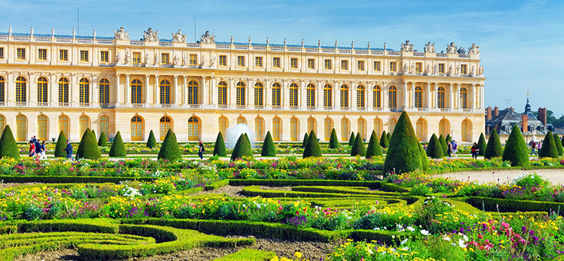 Chateau de Versailles in Versailles France