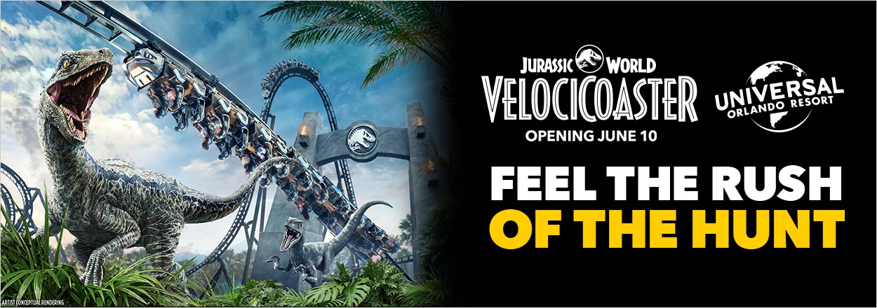 Universal Orlando Jurassic World VelociCoaster coming in June