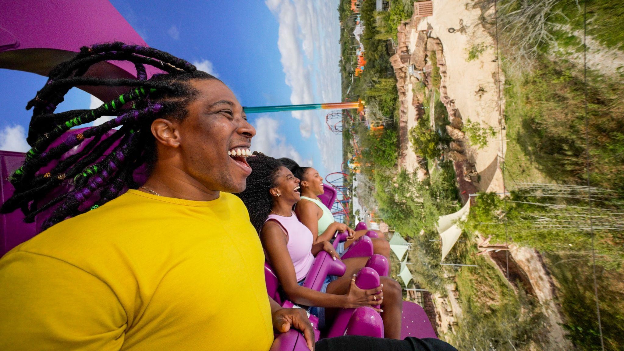 people on a ride