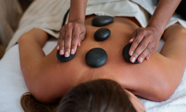 two women in a spa