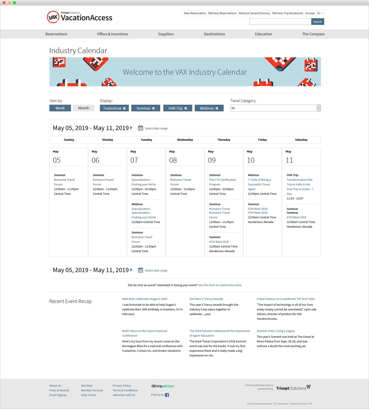 Magellan Awards Travel Agent Only Website VAX VacationAccess VAX 