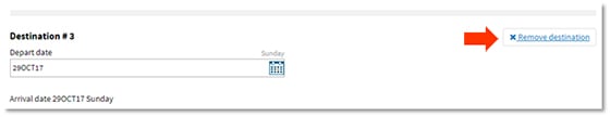 remove destination link