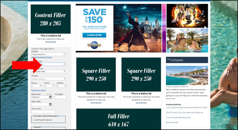 booking widget