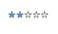 two star rating