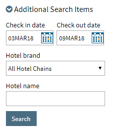 additional search items